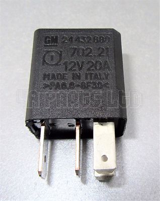 Vauxhall Opel (1998-2010) 4-Pin Black Relay GM 24432680 702.21 20A Birton Italy - Image 4
