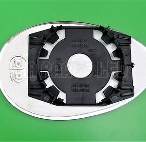 Alfa Romeo 156 (1997-2003) Left Side Heated Door Mirror Glass Chrome 71737905