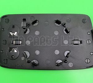 VW Golf Ibiza Toledo Cordoba Left Side (Passenger) Heated Door Mirror Glass