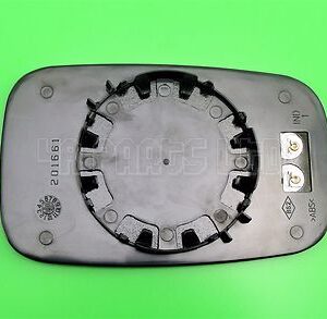 Renault Laguna-II (01-07) Left or Right Side Heated Door Mirror Glass /Blue