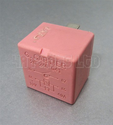 Renault Clio Laguna Megane Scenic Pink Relay 8200308271 12V 40A 20240041 - Image 6