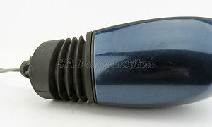 Fiat Punto 188 99-06 Left Side (Passenger) Manual Door Mirror Metallic Blue