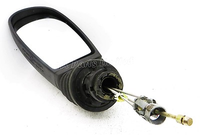 Fiat Punto 188 188AX (1999-2006) Left Side (Passenger) Manual Door Mirror Black - Image 2