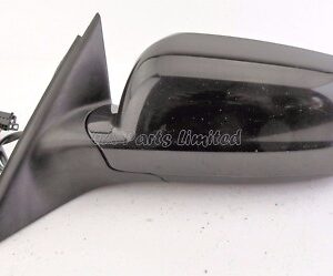 VW Passat B5 (1996-2002) Left Side Electric Heated Door Mirror Met Magic Black