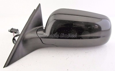VW Passat B5 (1996-2002) Left Side Electric Heated Door Mirror Met Magic Black
