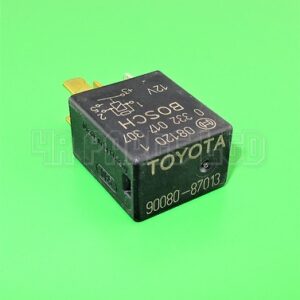 Toyota Avensis Corolla RV4 Black Relay Bosch 0332017307 90080-87013 4-PIN