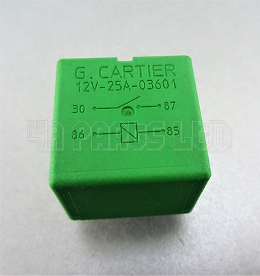 Citroen C1 C2 C3 C4 C5 C8 Picasso Light Green Relay 03601 12V 25A G Cartier - Image 3