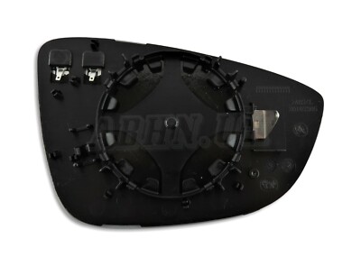 VW Passat (11-13) Passat-CC (09-12) Left Side Heated Door Mirror Glass - Image 2