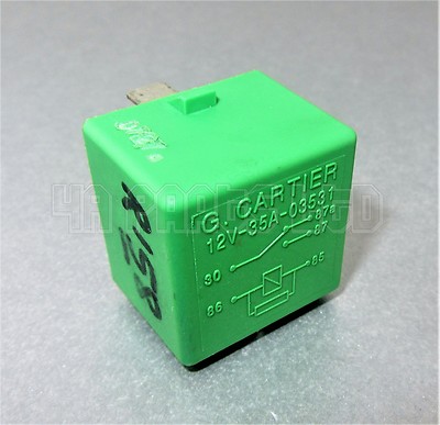 Peugeot 106 206 306 406 806 807 Green Relay 12V 35A 03531 G. Cartier 5-Pin