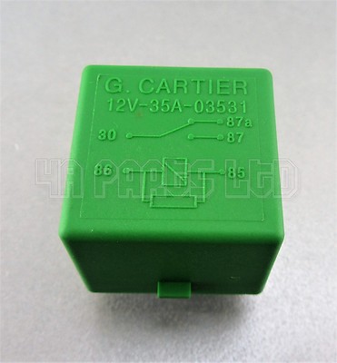 Peugeot 106 206 306 406 806 807 Green Relay 12V 35A 03531 G. Cartier 5-Pin - Image 3