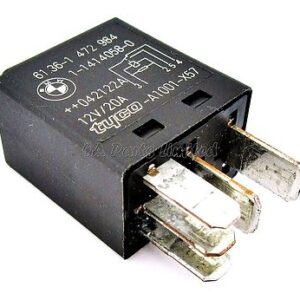 BMW Mini 5-Pin Black Relay Wiper Motor, Fog Light 12V 20A Tyco 61361472984
