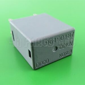 Daewoo Suzuki Chevrolet Multi-Purpose Grey Relay 96190187 4-Pin DECO Korea
