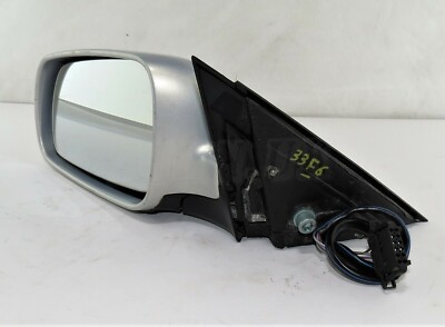 VW Passat B5 (1996-2003) Left Side Electric Heated Door Mirror Met Satin Silver - Image 2