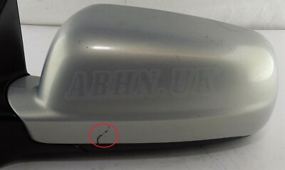 VW Passat B5 (1996-2003) Left Side Electric Heated Door Mirror Met Satin Silver - Image 3