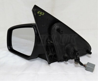 Ford Mondeo MK3 Facelfit 04-07 Left Side Power Folding Door Mirror Panther Black - Image 2