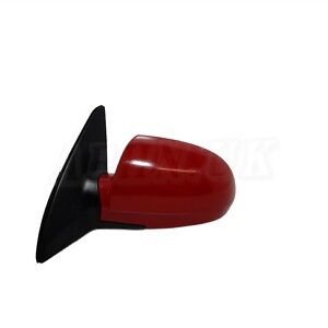 Kia Rio DC (2000-2005) Left Side Electric Adjustable Door Mirror Solid Red 3-Pin