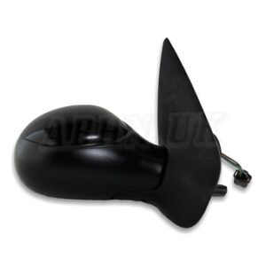 Peugeot 206 (04-09) Right Side Electric Door Mirror 96480961XT Met Pearl Black