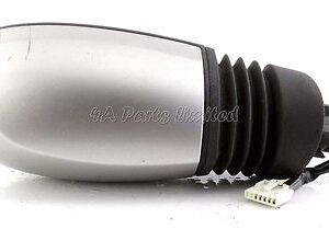 Fiat Punto 188 188AX MK2 99-06 Right Side Electric Heated Door Mirror Met Silver