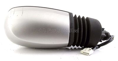 Fiat Punto 188 188AX MK2 99-06 Right Side Electric Heated Door Mirror Met Silver