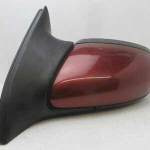 Vauxhall Omega B Pre-Facelift (94-99) Left Side Electric Heated Door Mirror Red