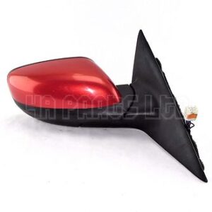 Mazda RX8 RX-8 /03-12 Right Side (Driver) Electric Door Mirror Red-Orange
