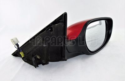 Mazda RX8 RX-8 /03-12 Right Side (Driver) Electric Door Mirror Red-Orange - Image 2