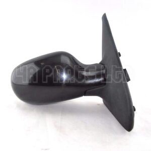 Renault Clio-II MK2 /01-06 Right Side Electric Heated Door Mirror Met Black