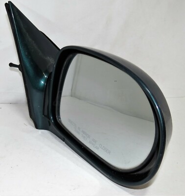 Kia Sedona MK2 (03-06) Right Side (Driver) Manual Door Mirror Met Green - Image 4