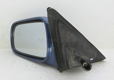 Honda Accord MK4 (1990-1994) Left Side (Passenger) Manual Door Mirror Blue - Image 4