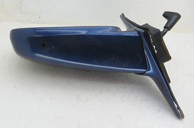 Honda Accord MK4 (1990-1994) Left Side (Passenger) Manual Door Mirror Blue - Image 7