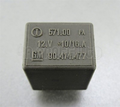 Vauxhall Opel Saab Multi Use Grey Relay GM 90.414.477 571.00 10/16A 5-PIN - Image 3
