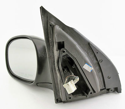 Kia Sedona (99-02) Left Side (Passenger) Power Folding Door Mirror Black - Image 2