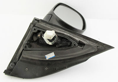 Kia Sedona (99-02) Left Side (Passenger) Power Folding Door Mirror Black - Image 6