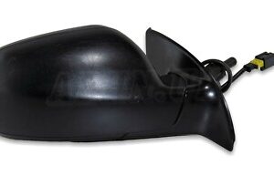 Peugeot 307 (00-08) Right Side Manual+Temperature Sensor Door Mirror Black