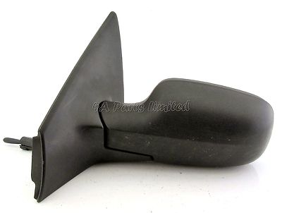 Renault Megane-II MK2 (02-09) Left Side Manual Adjustable Door Mirror Grained