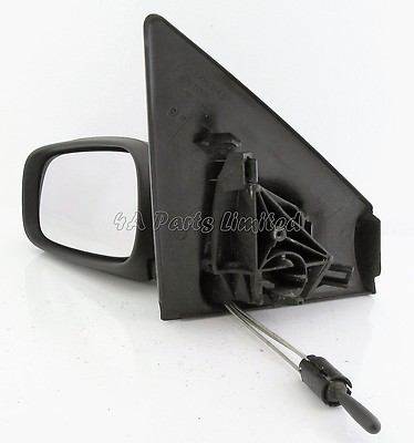 Renault Megane-II MK2 (02-09) Left Side Manual Adjustable Door Mirror Grained - Image 4