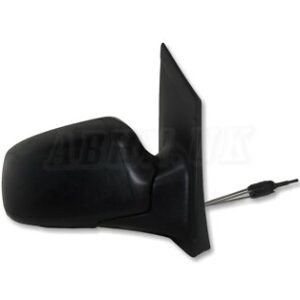 Ford Focus II MK2 /05-07 Right Side Manual Adjustable Door Mirror Black/ Grained
