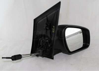 Ford Focus II MK2 /05-07 Right Side Manual Adjustable Door Mirror Black/ Grained - Image 2