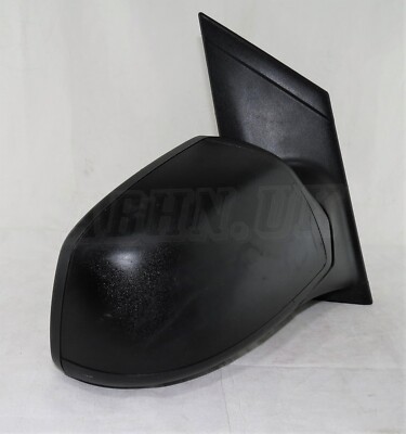 Ford Focus II MK2 /05-07 Right Side Manual Adjustable Door Mirror Black/ Grained - Image 5