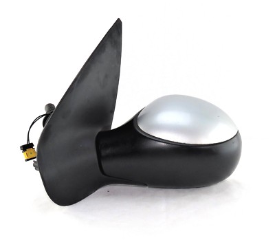 Peugeot 206 (02-09) Left Side Manual Door Mirror Silver 9648098XT+Temp Sensor