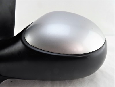 Peugeot 206 (02-09) Left Side Manual Door Mirror Silver 9648098XT+Temp Sensor - Image 3