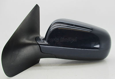 VW Golf-4 Bora (98-04) Left Side Electric heated Door Mirror Midlight Blue