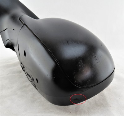 Peugeot 406 MK1 Pre-Facelift 95-98 Left Side Manual Adjustable Door Mirror Matte - Image 6