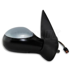 Peugeot 206 SW 04-09 Right Side Electric Door Mirror 96480961XT Met Silver-Grey