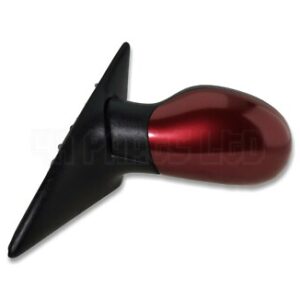 Renault Laguna MK1 /1993-2001 Left Side Electric Heated Door Mirror Met Dark Red