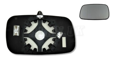 Saab 9-3 9-5 900 (1994-2002) Left Side (Passenger) Heated Door Mirror Glass