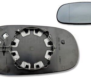 Saab 9-3 9-5 (2003-2009) Left Side Heated Door Wing Mirror Glass 12795601