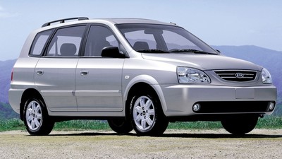 Kia Carens II MK2 (02 - 06) Côté Gauche Électrique+Chauffé Porte Miroir Bleus - Image 3