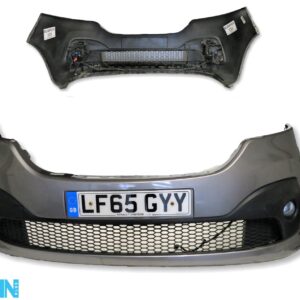Renault Trafic II (14-21) Genuine Complete Front Bumper With Fog Cassiopee Grey