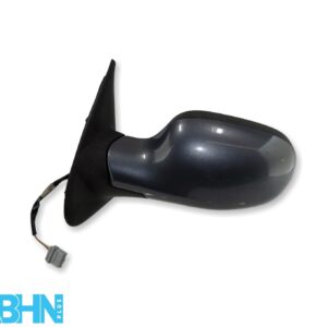 Nissan Micra K12 Mk3 (2002- 2008) Left Side Electric Door Mirror Metallic Grey